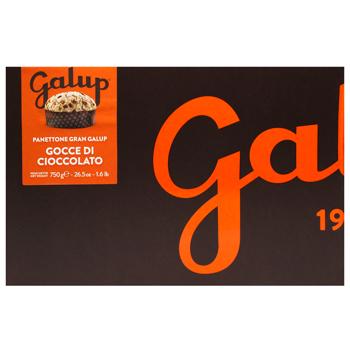 Панеттоне з шоколадними дропсами ТМ GALUP 750 г - купить, цены на - фото 4