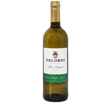 Вино Decordi Vino Bianco белое сухое 10,5% 0,75л - купить, цены на Эпицентр FOOD - фото 1