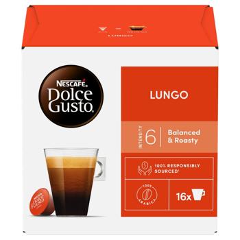 NESCAFÉ® DOLCE GUSTO® Lungo Coffee Capsules 5.6g*16pcs