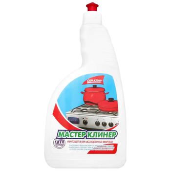 Средство чистящее Сан Клин Мастер Клинер для удаления жира 750мл - купить, цены на Таврия В - фото 1