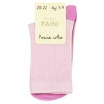 Moi Faini Ribbed Children's Socks s.20-22 Pink