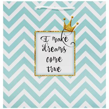 Пакет подарунковий Світ Поздоровлень 17,1х16,6х6,6см в асортименті - купити, ціни на Auchan - фото 4