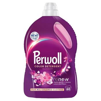 Perwoll Blossom Cleans Gently and Renews Washing Gel for Colored Clothes 3l