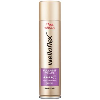 Wellaflex Volume for Fine Hair Super Strong Hold 5 Hair Fixation Spray 250ml - buy, prices for Za Raz - photo 1