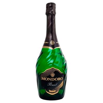Вино ігристе Mondoro Brut Gran Cuvee Bianco біле брют 12% 0,75л - купити, ціни на AlcoHub - фото 1