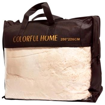 Плед Colorful Home 200х220 фліс Зіг-Заг сумка - купить, цены на Cупермаркет "Харьков" - фото 2