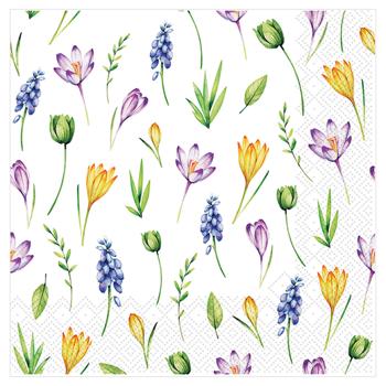 Silken First Flowers 3-Ply Table Napkins 33*33cm 18pcs