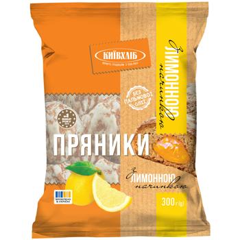 Kyivkhlib Gingerbread with Lemon Filling 360g - buy, prices for Auchan - photo 1