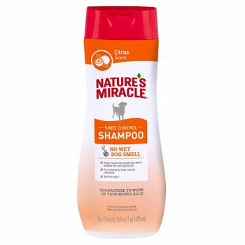 Шампунь для собак Nature's Miracle 8в1 с цитрусом против линьки 473мл - купить, цены на MasterZoo - фото 1