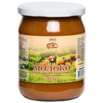 Condensed milk Schedryk 600g glass jar Ukraine