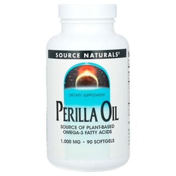 Масло периллы, Source Naturals, 90 кап. - купити, ціни на Біотус - фото 1