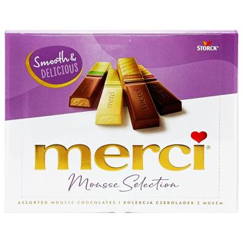 Цукерки Merci Mousse Chocolate 210г - купити, ціни на Таврія В - фото 1