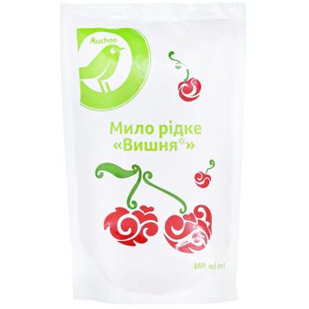 Мило рідке Auchan Вишня 460мл