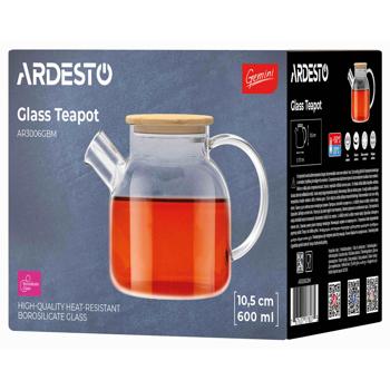 Ardesto Gemini Teapot 600ml - buy, prices for - photo 3