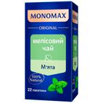 Чай травяной Monomax Мелиcсовый чай & Мята 1,5г*22шт