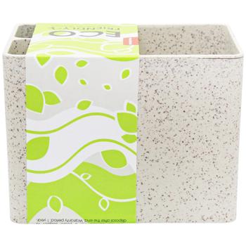 Подставка под столовые приборы Алеана Плюс Eco Wood белая роза - купить, цены на Auchan - фото 2