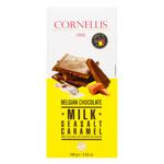 Cornellis Milk Chocolate with Caramel Pieces and Sea Salt 100g