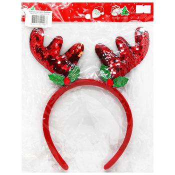 Прикраса д/свята Carnival Обідок роги Оленя МА24-48 - купити, ціни на МегаМаркет - фото 4
