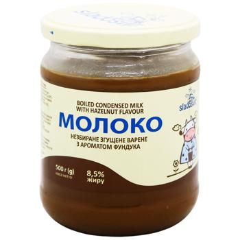 Sladosvit Boiled Condensed Milk with Hazelnuts 8.5% 500g - buy, prices for Tavria V - photo 2