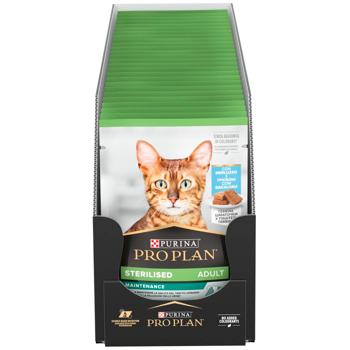 Корм влажный Purina Pro Plan с треской для стерилизованных кошек 75г - купить, цены на MasterZoo - фото 2