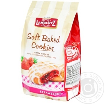 Lambertz Cookie with strawberry 250g - buy, prices for METRO - photo 1