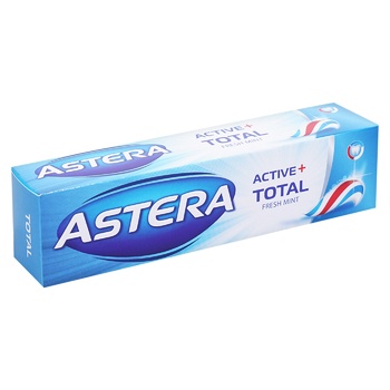 Зубная паста Astera Active + Total Комплексный уход 100мл - купить, цены на - фото 1