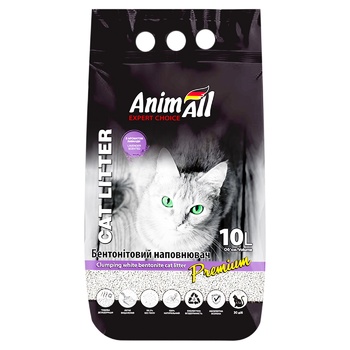 Animall Bentonite White Litter with Lavender Fragrance 10l - buy, prices for METRO - photo 1