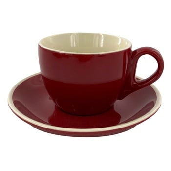 Rioba Red Cup and Saucer 290ml - buy, prices for METRO - photo 1