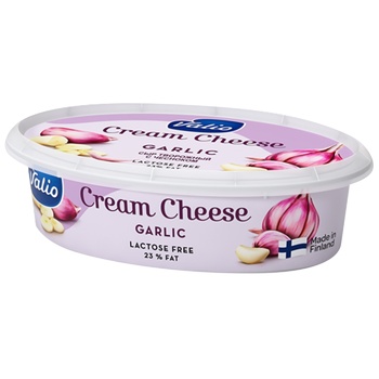 Valio Lactose-free Cream Cheese with Garlic 180g - buy, prices for - photo 2