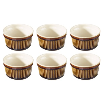 Metro Professional Set of Porcelain Baking Molds 9cm 6 pcs - buy, prices for METRO - photo 2