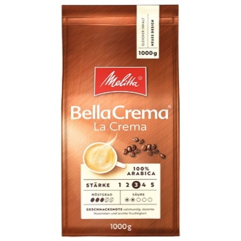 Melitta Bella Crema La Crema Coffee Beans 1kg - buy, prices for COSMOS - photo 1