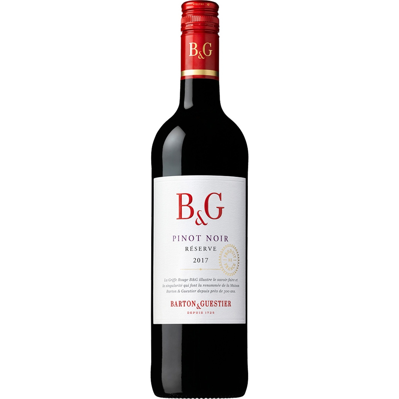 

Вино Barton & Guestier Пино Нуар Резерв красное сухое 12% 0,75л