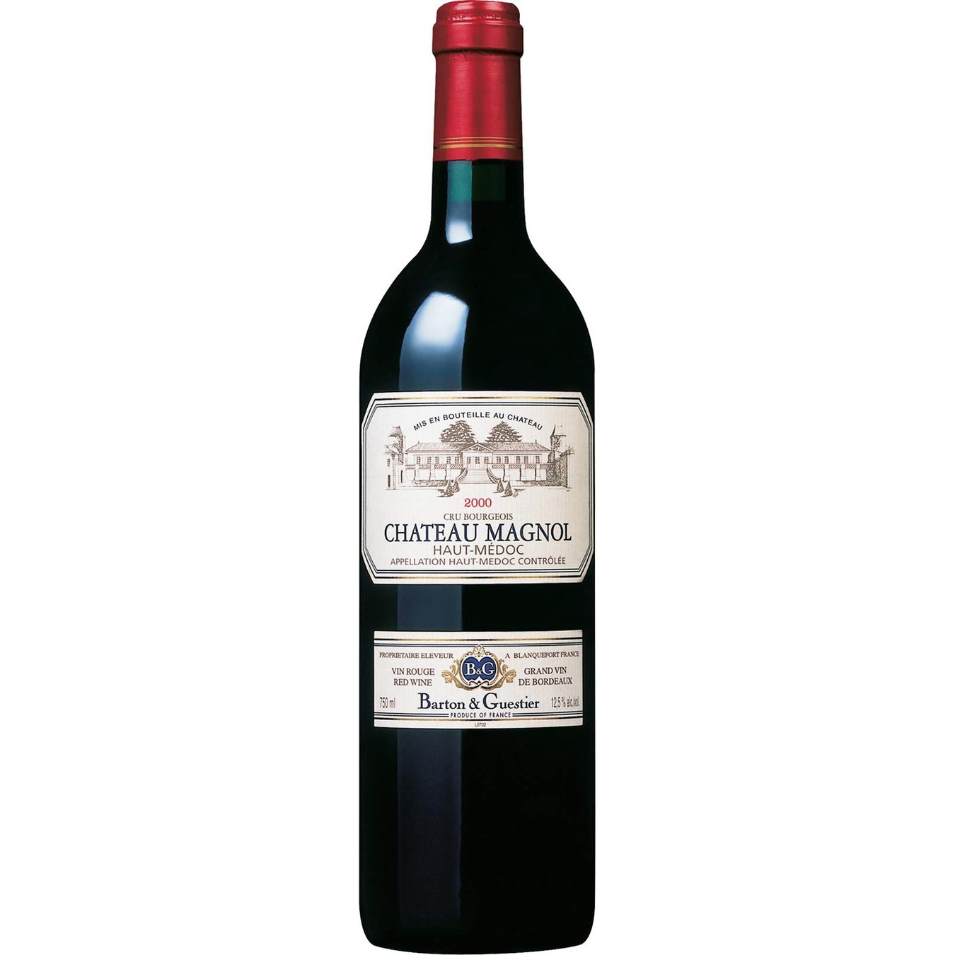 

Вино Barton&Guestier Chateau Magnol Haut-Medoc красное сухое 12,5% 0,75л