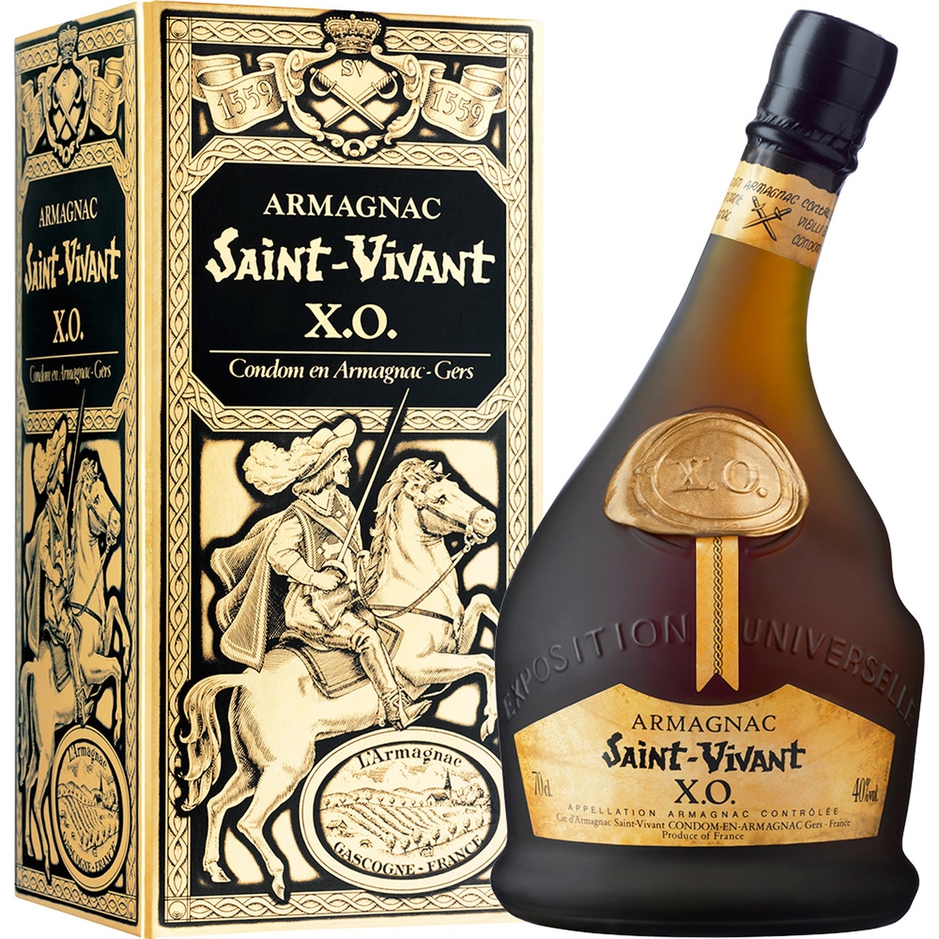 

Арманьяк Saint - Vivant X.O 40% 0,7л