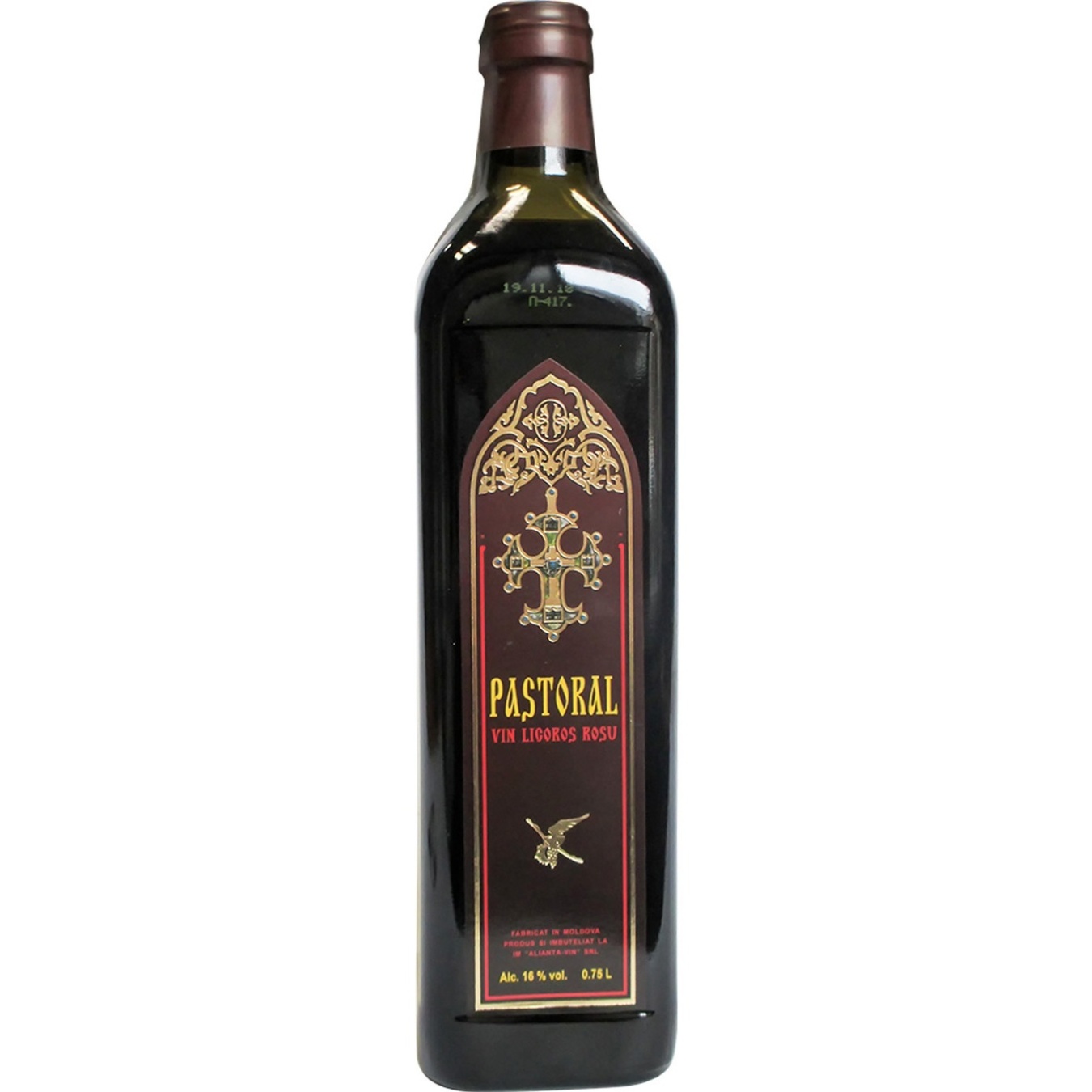 

Вино Alianta Vin Pastoral красное десертное сладкое 16% 0.75л