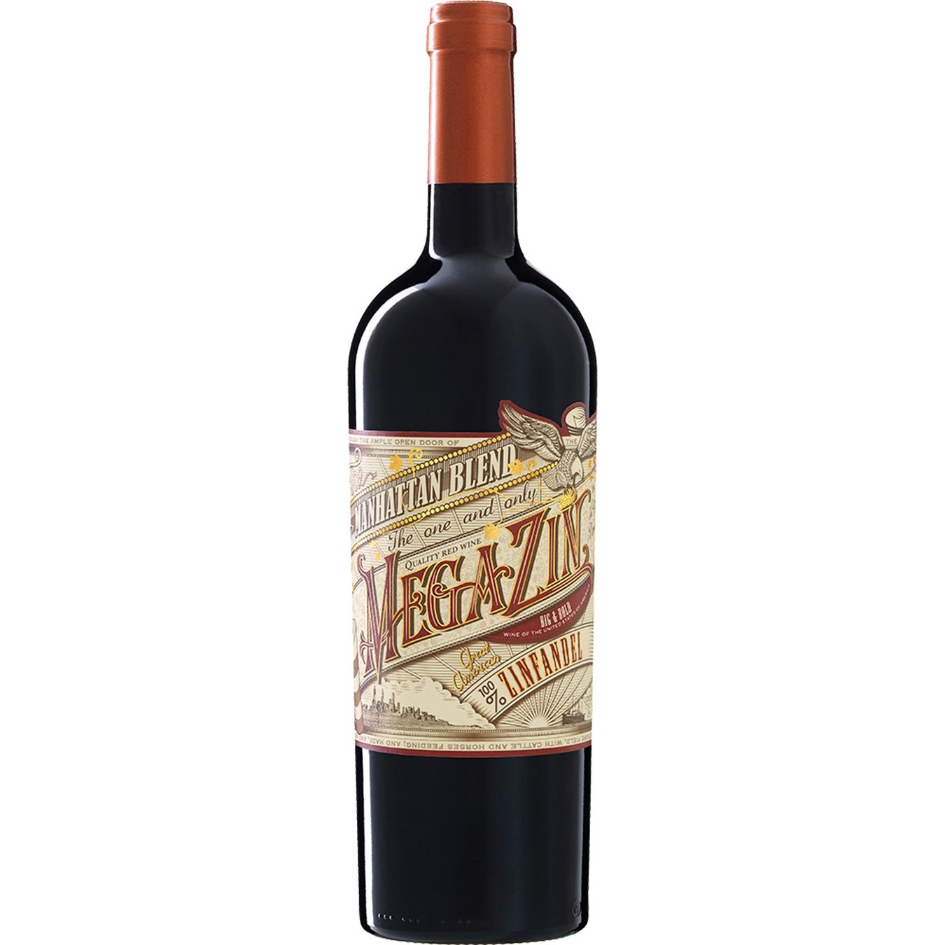 

Вино Mare Magnum Mega Zin Zinfandel красное сухое 14% 0,75л
