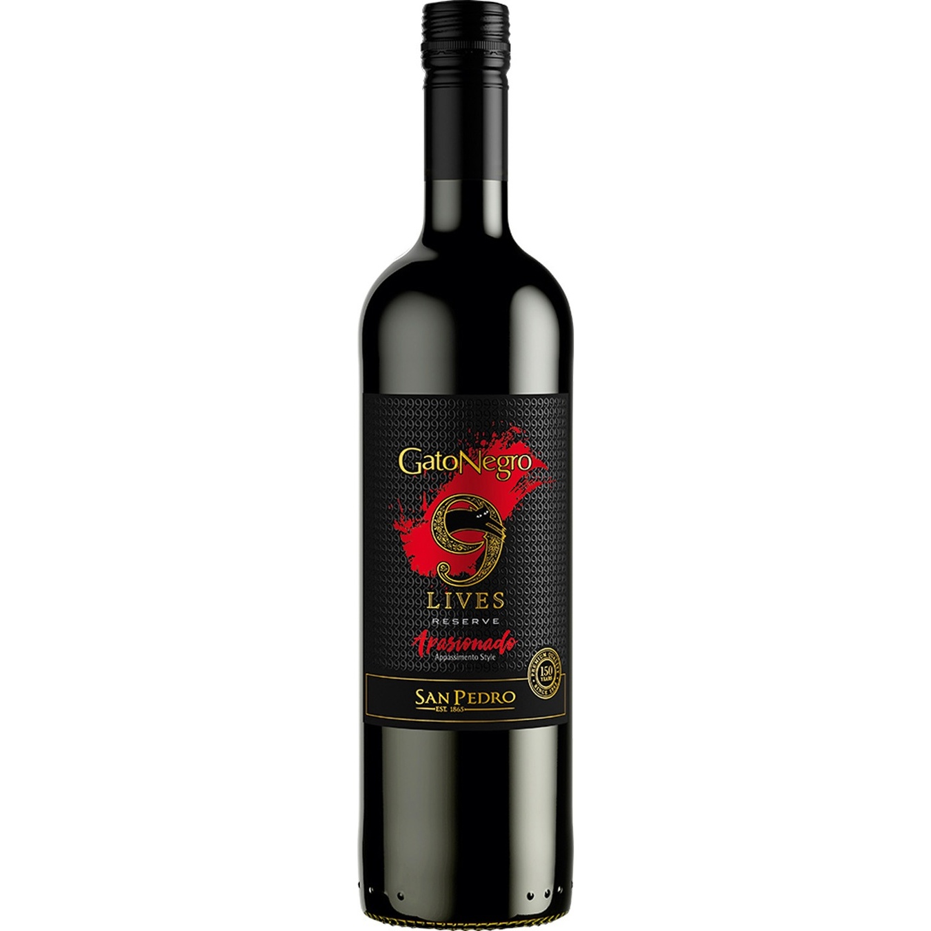 

Вино Gato Negro 9 Lives сухое 13,2% 0,75л