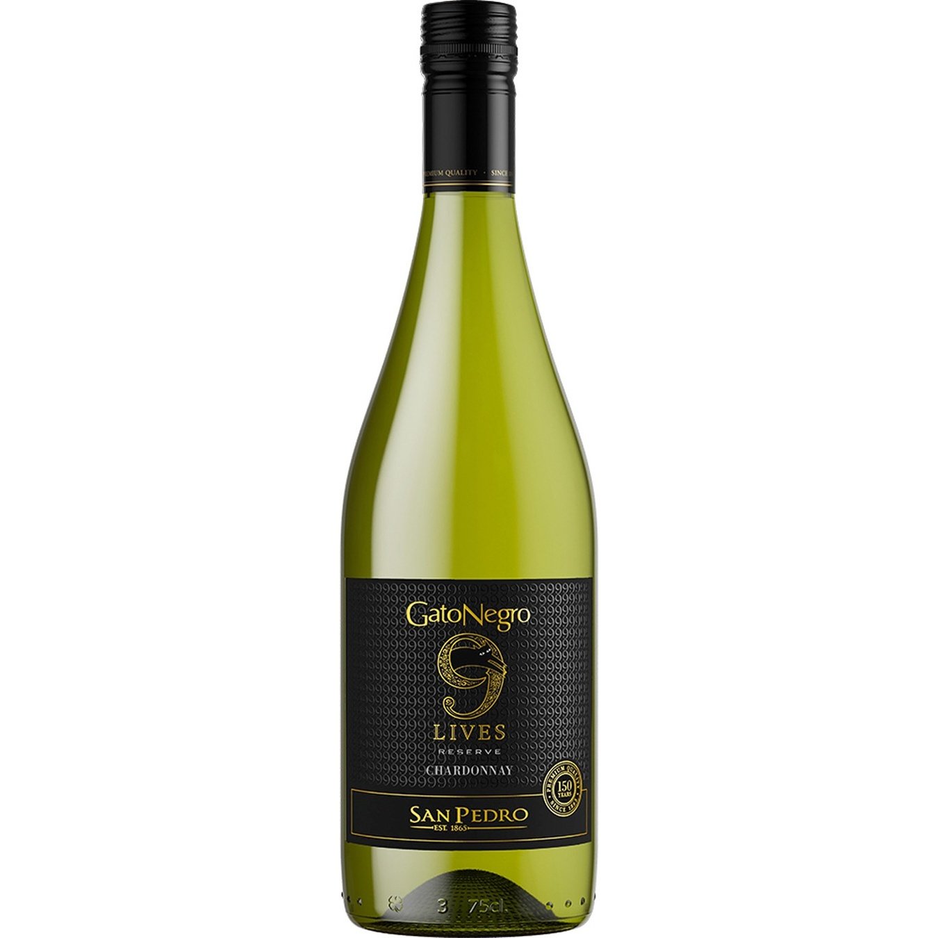 

Вино Gato Negro 9 Lives Chardonnay белое сухое 13,2% 0,75л