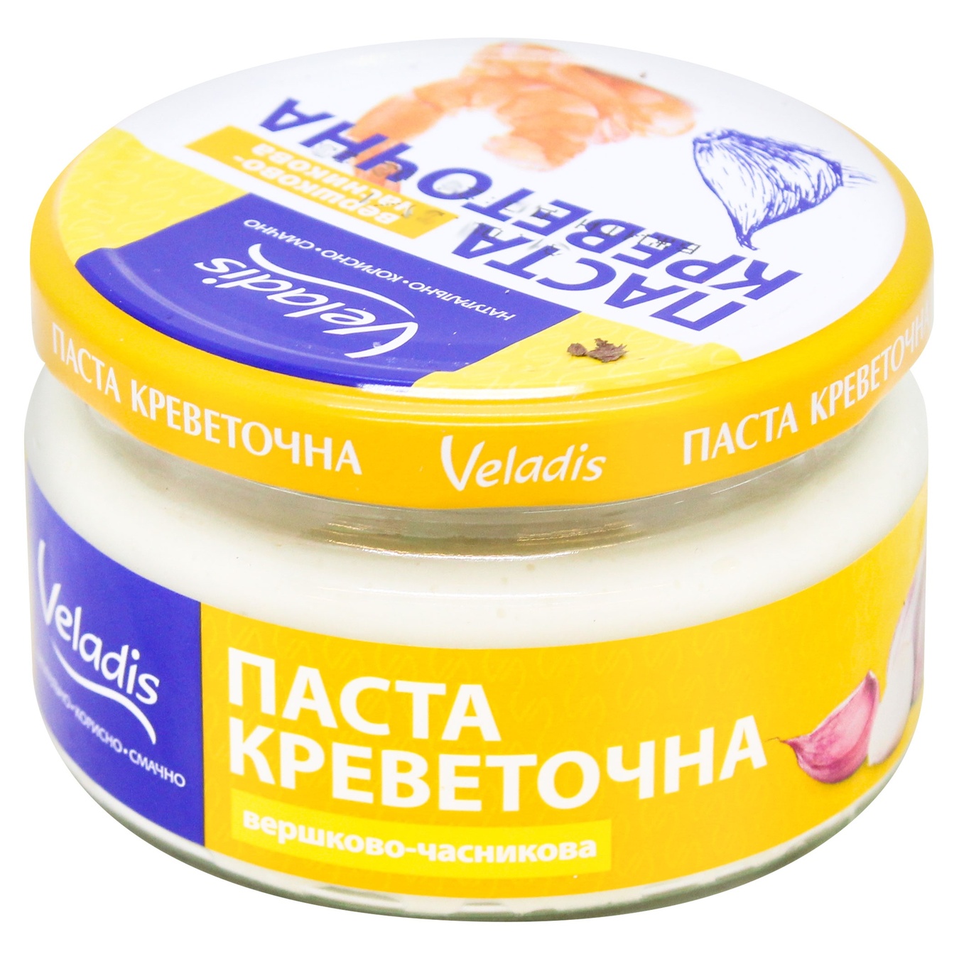 

Паста Veladis креветочная сливочно-чесночная 160г