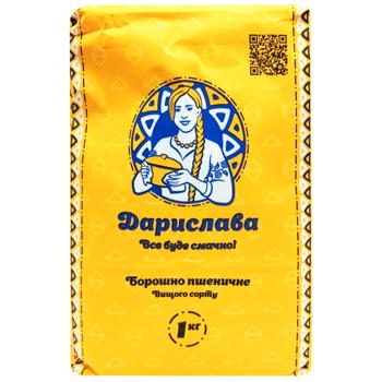 Борошно пшеничне Дарислава вищий сорт 1кг - купити, ціни на Cупермаркет "Харків" - фото 2