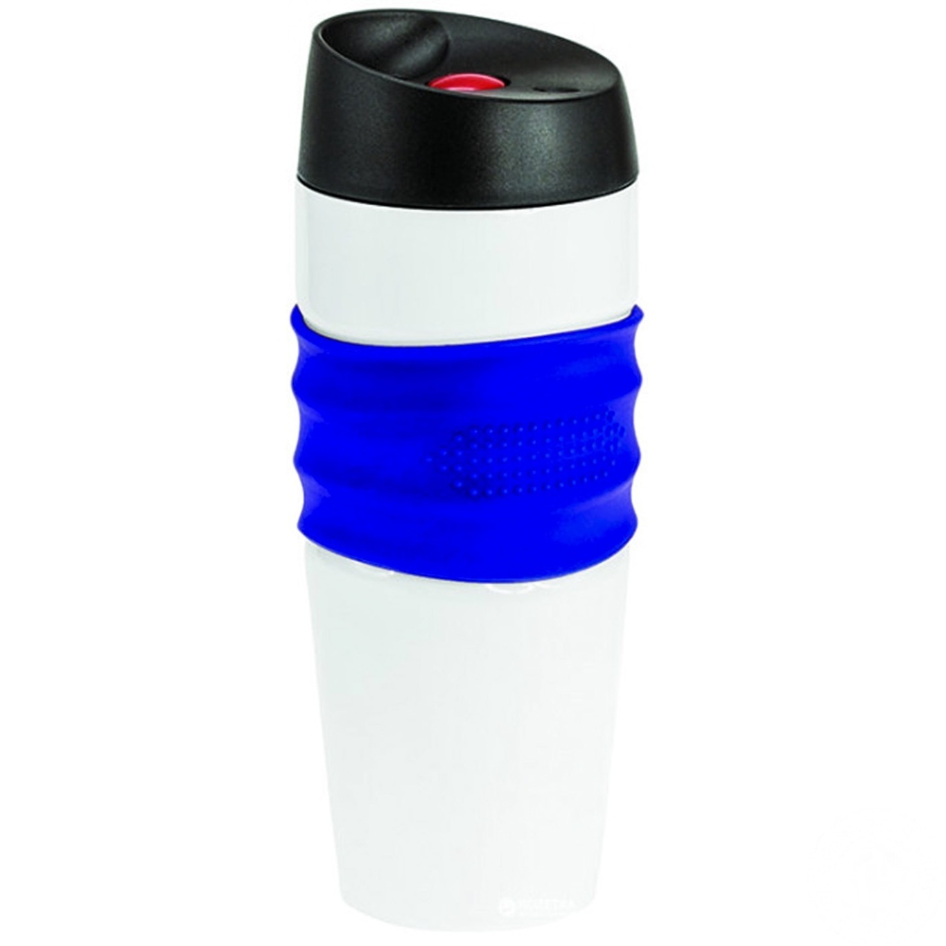 

Термокружка бело-красная