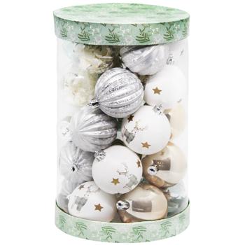 АСТ/НАБІР КУЛЬ 25ШТ 6СМ - купити, ціни на Auchan - фото 1