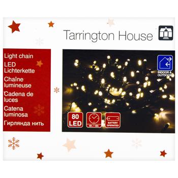 Гірлянда нитка Tarrington House з таймером тепло-білий 80LED - купити, ціни на METRO - фото 2