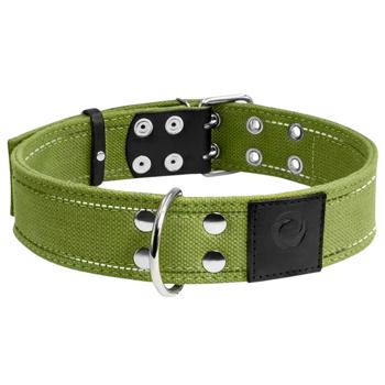 Нашийник для собак COLLAR Подвійний XL - зелений - купить, цены на MasterZoo - фото 1