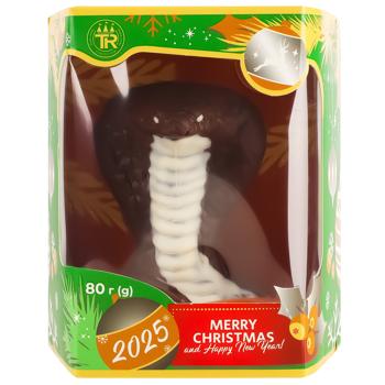 Truff Royal Snake Chocolate Figurine Made from Milk Confectionery Glaze 80g - buy, prices for Auchan - photo 2