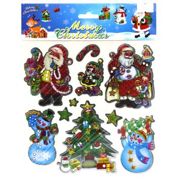Angel Gifts Christmas Window Stickers in Assortment - buy, prices for MegaMarket - photo 3