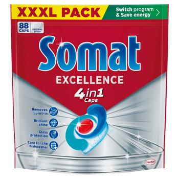 Somat Excellence 4 in 1 Dishwasher Tablets 88pcs - buy, prices for ULTRAMARKET - photo 2