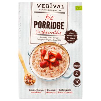 Verival Organic Oatmeal with Strawberries and Chia Seeds 350g