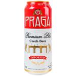 Пиво Praga Premium Pils светлое 4,7% 0,5л