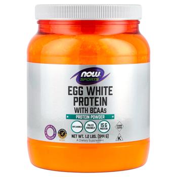 Протеин яичный с BCAA Now Foods 544г - купить, цены на Biotus - фото 1